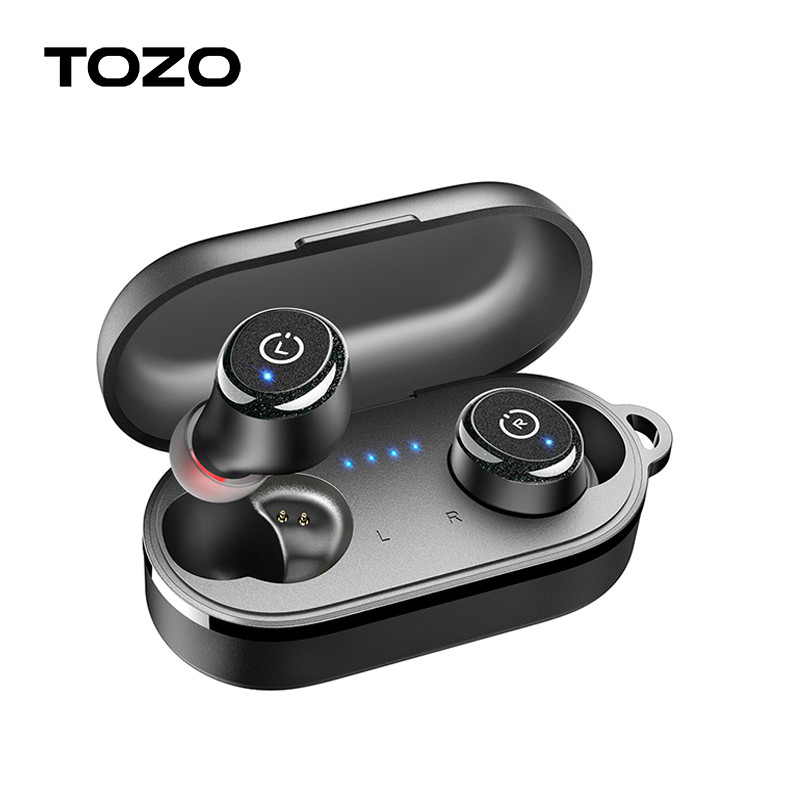 TOZO T10 Ergonomic Wireless Earbuds A1 Language Translate Bluetooth Sport Headphones APP EQ