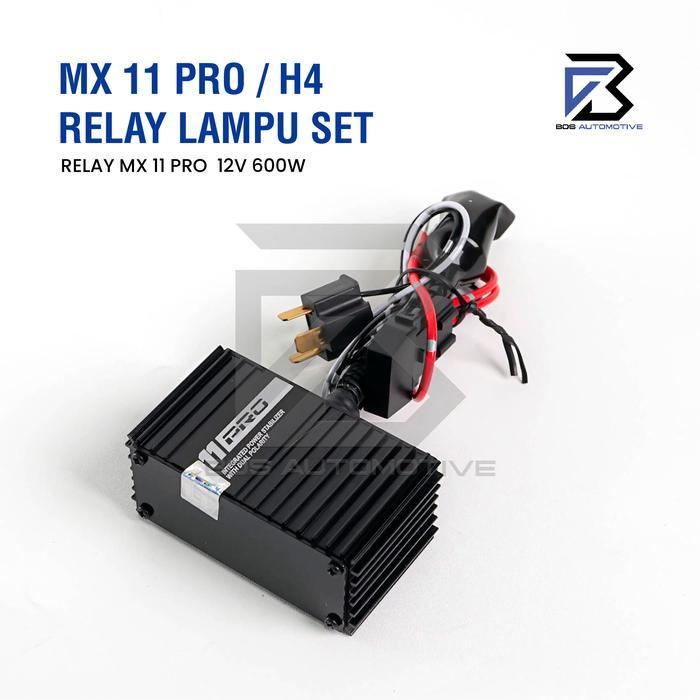 "New" [MX] Kabel Relay Set Lampu H4 Mobil MX 11 PRO - MX11 Professional Untuk 2 Lampu Utama Mobil