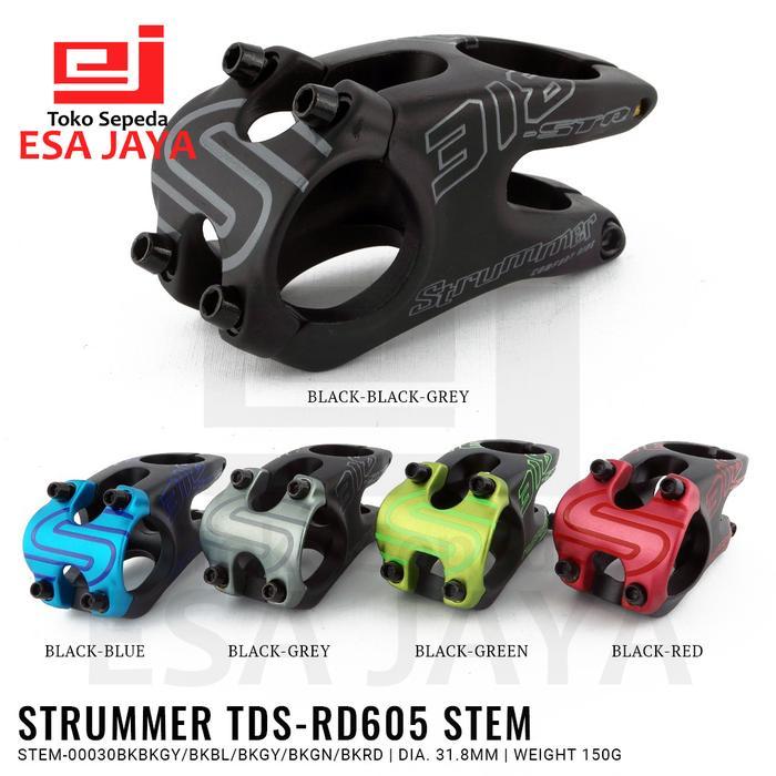Stem Strummer 605 Alumunium Alloy Mtb Oversize 31.8Mm Original Terlaris