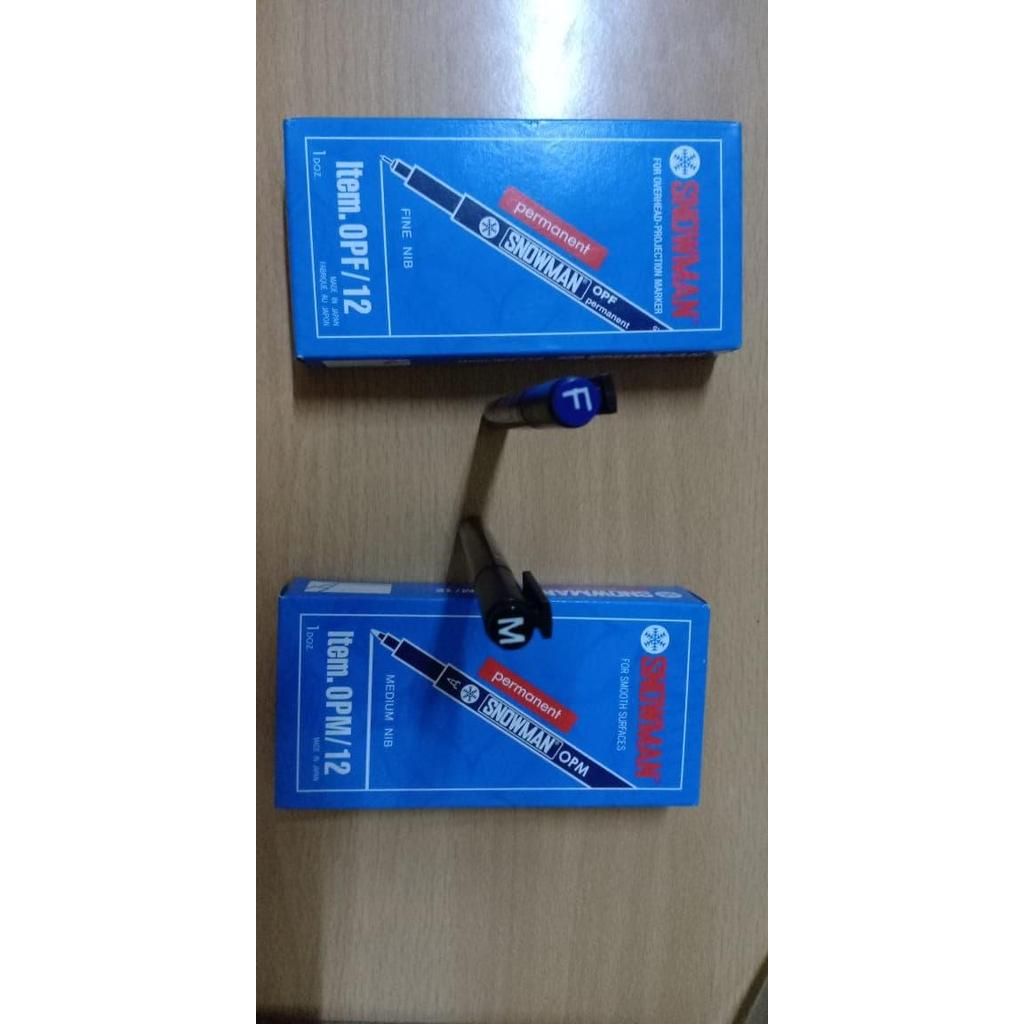 Spidol Permanent Snowman Opf & Opm Terbaik