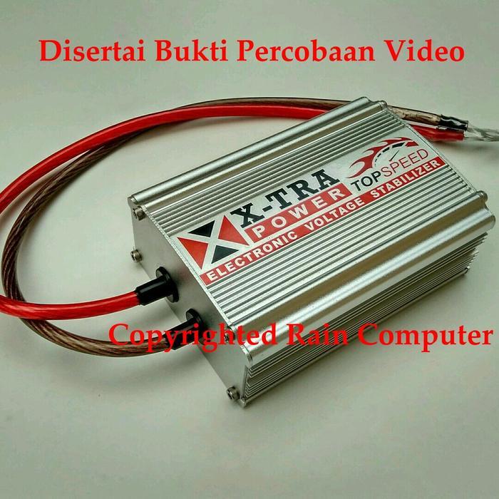 Volt Stabilizer Mobil penstabil tegangan listrik mobil Garansi 1 Tahun