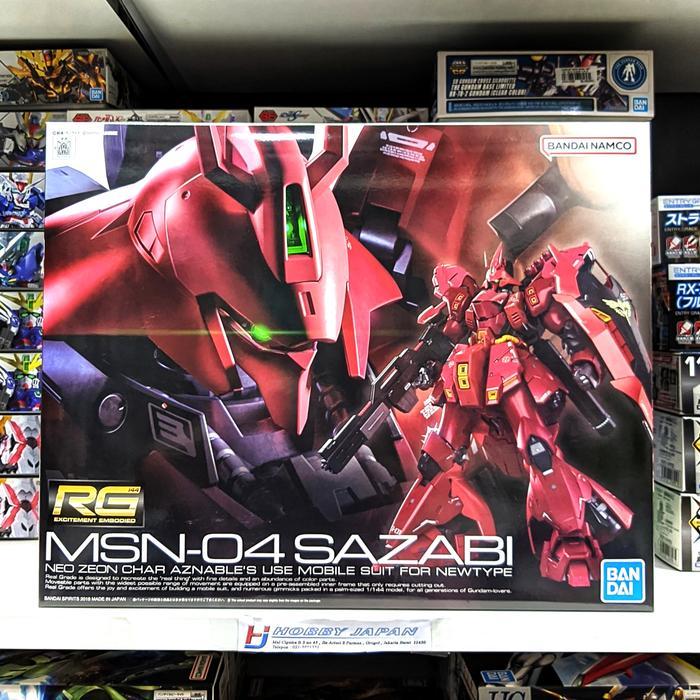 RG MSN-04 Sazabi Gundam Bandai Modelkit Plamo