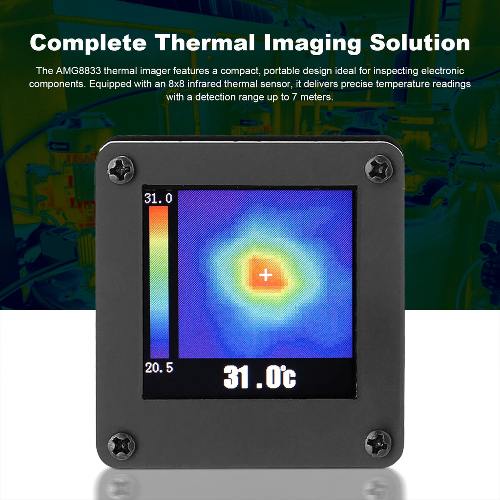 8x8 Infrared Thermal Camera with Housing Infrared Thermal Imager with Screen High Accuracy