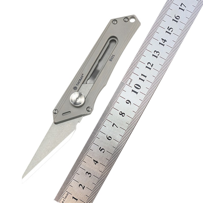 Titanium Alloy Multifunctional Art Knife EDC Tool Outdoor Portable Wallpaper Utility Knife