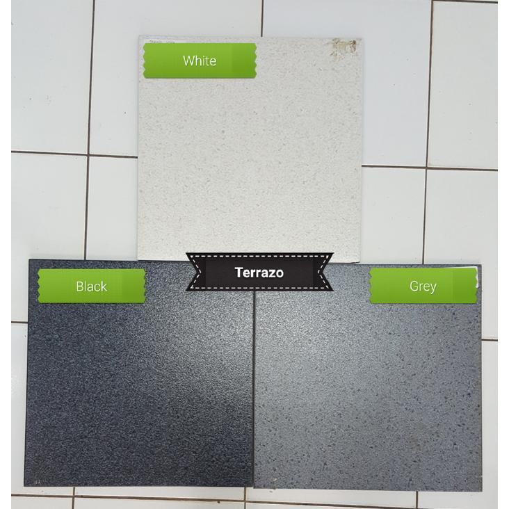 KERAMIK TERAS 40X40 TERRAZO KIA KERAMIK GARASI