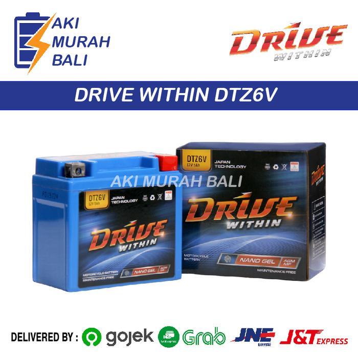 Aki Drive Within Dtz6V Aki Kering Aki Motor Vario 125/150, Scoopy, Pcx, Nmax New, Adv, Dll