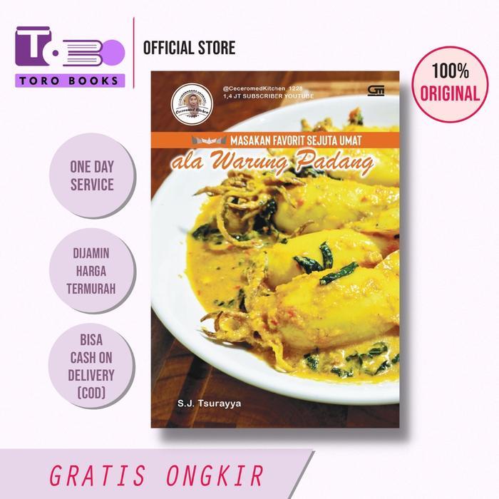BUKU CECEROMED KITCHEN MASAKAN FAVORIT SEJUTA UMAT ALA WARUNG PADANG
