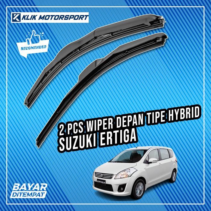 Wiper Model Hybrid - Suzuki Ertiga - Wiper Frameless Hybrid Desain Original Premium - 1 Set /