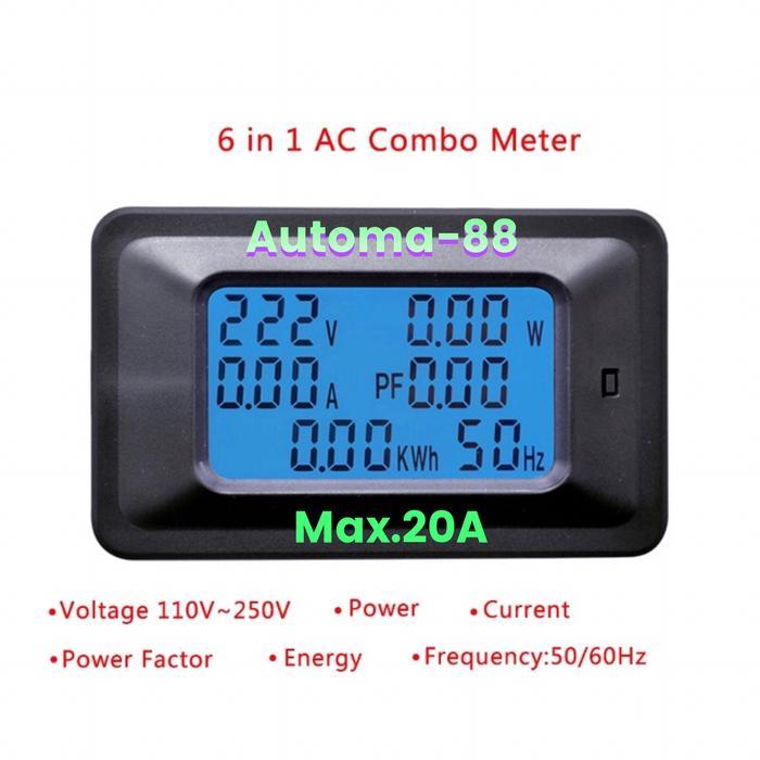 Watt Meter Energy Meter Kwh Meter Tegangan Ac