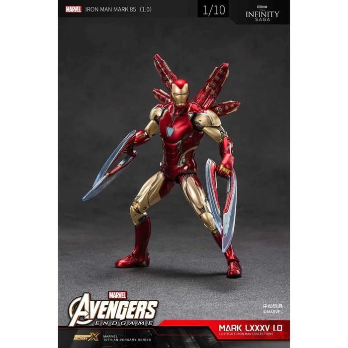HOT SALE ZD TOYS MARVEL IRON MAN MARK 85 ACTION FIGURE PATUNG PAJANGAN FIGURE IRONMAN MARK 85