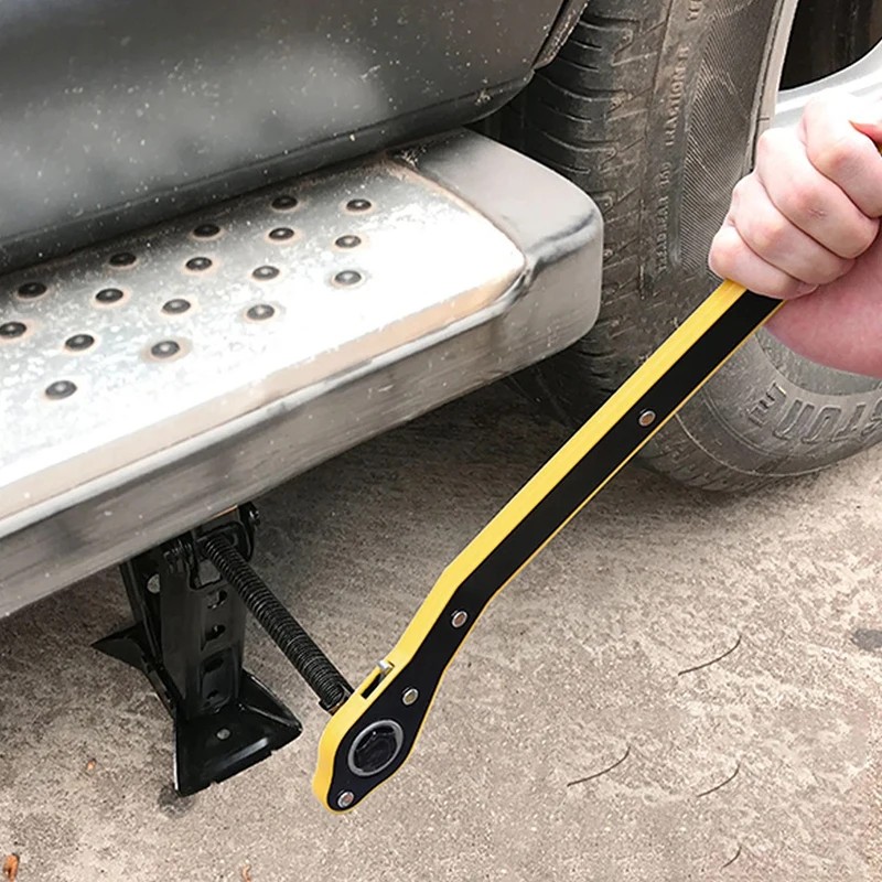Auto Labor Saving Jack Ratchet Wrench Tire Jack Removal Wrench Cross Jack Labor Saving Wrench Jack
