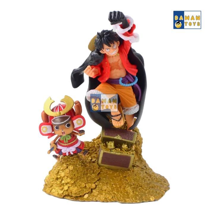 DT Action Figure Monkey D. Luffy Nami Zoro One Piece Coin Treasure