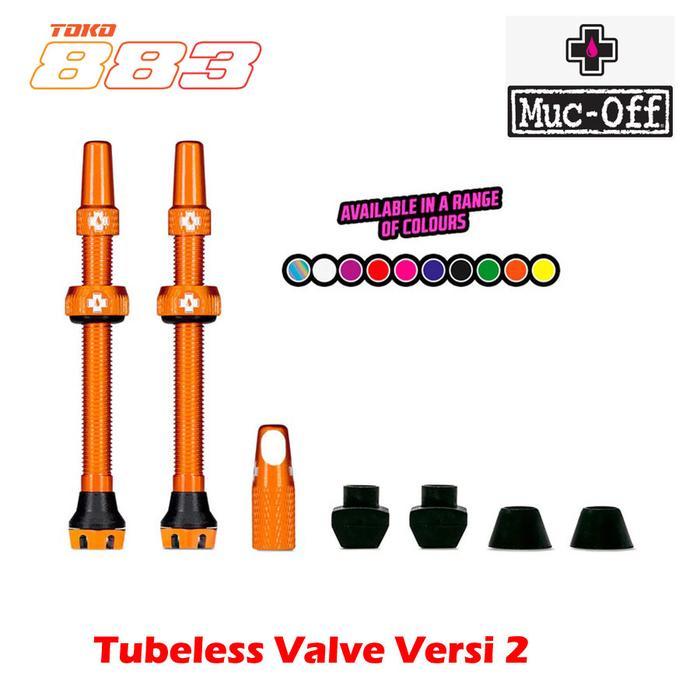 Muc Off Pentil Valve Tubeless Presta 80mm 60mm Tubeless Valve
