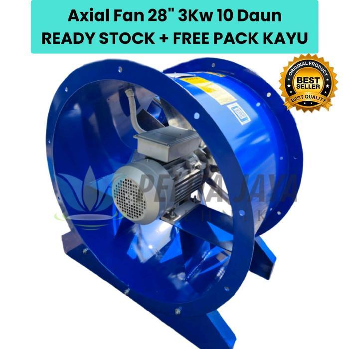 Axial Fan 28" 3Kw 1400Rpm Merk PJT FAN - Kipas Axial Fan Direct 28" 3Kw - Blower Ducting