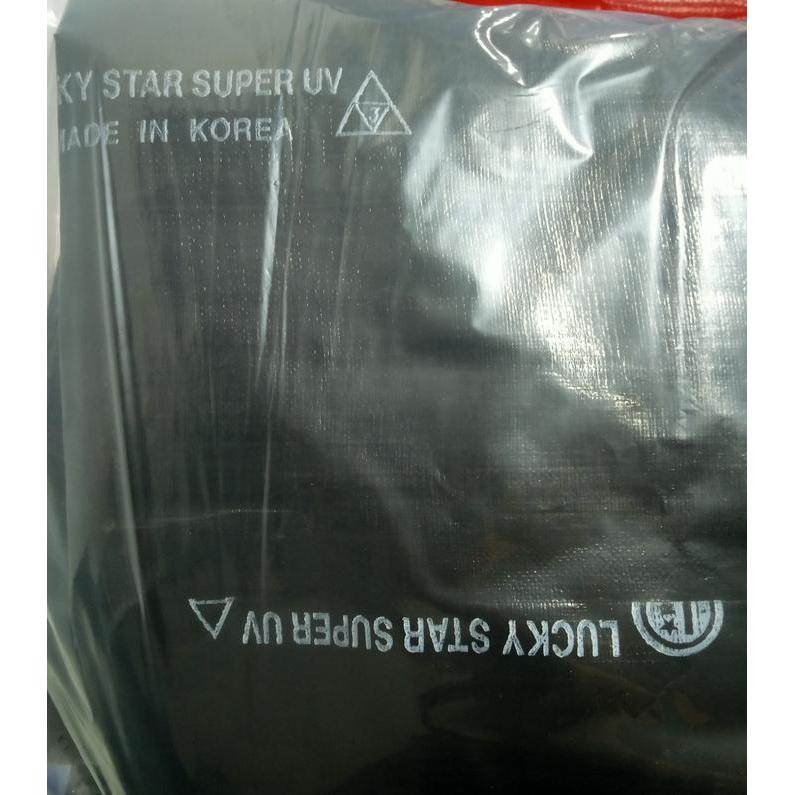 Terpal Plastik A20 UV 6x8 Hitam
