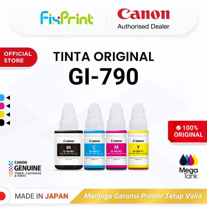 100% ORIGINAL Tinta Canon GI 790 Series CMYK - Tinta Canon G1010 G2010 G3010 G4010