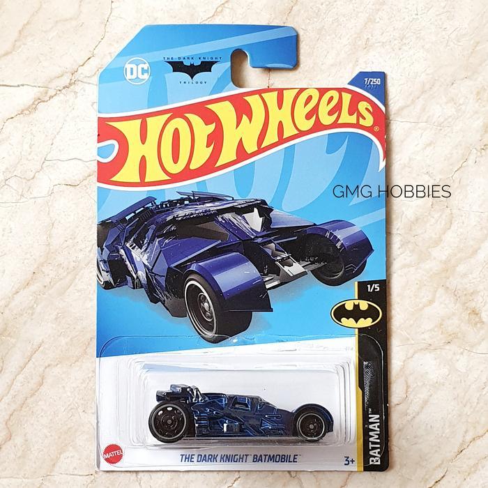 A 2022 The Dark Knight Batmobile Batman Hotwheels Hot Wheels Diecast