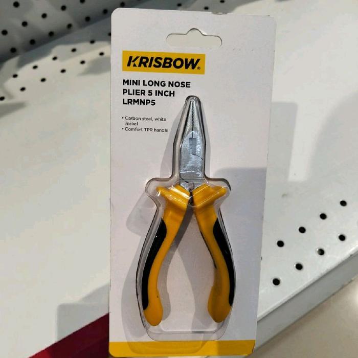 Krisbow Tang Lancip Long Nose 12 Cm LRMNP5