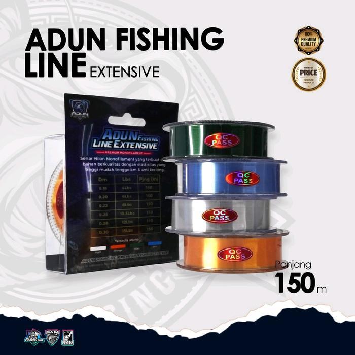 Maguro - Senar Pancing Nilon Monofilament Adun Fishing Line Extensive 150M