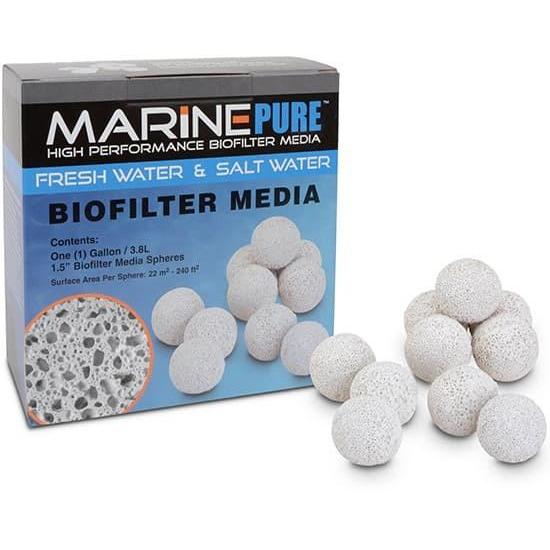 Media Filter Biologis Marine Pure Sphere 1 Galon 1.5 Inci untuk Akuarium Air Laut dan Air Tawar