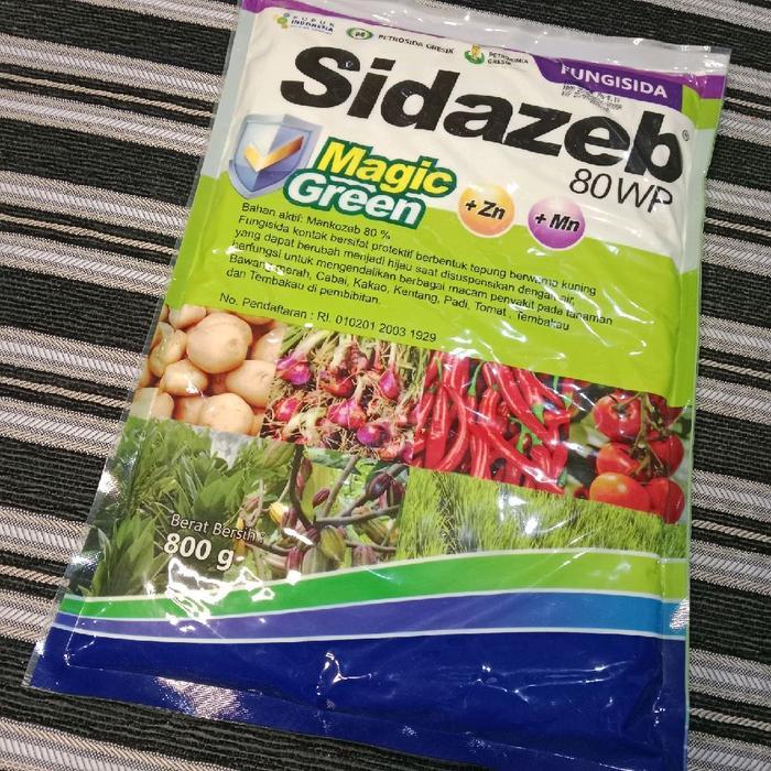 BISA COD Magic Green Fungisida Sidazeb 80WP Kemasan 800g dengan Mankozeb 80% untuk Pertanian Anda