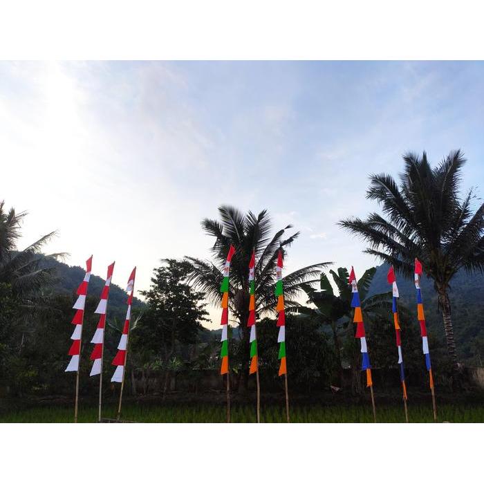 10 Pcs Umbul Umbul Segitiga