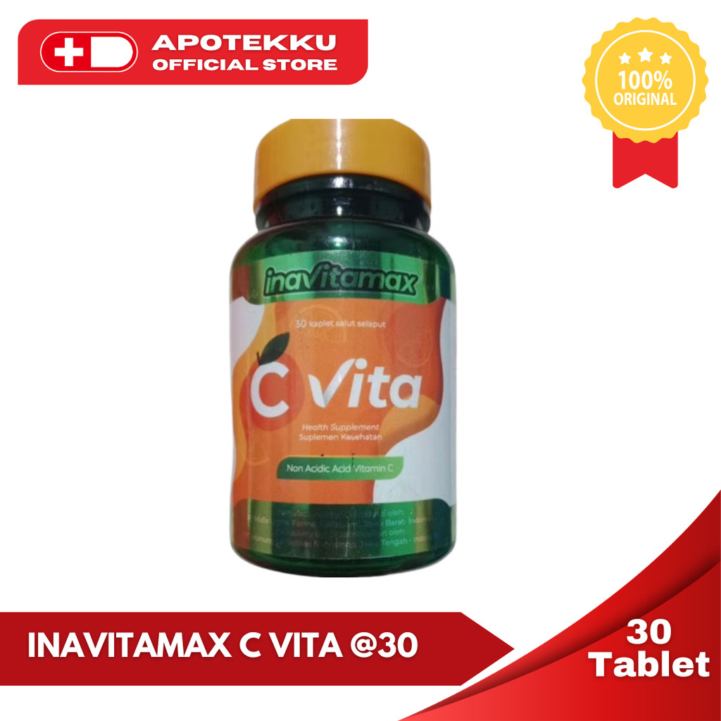 Inavitamax C Vita Suplemen Vitamin C Daya Tahan Tubuh (30 Kaps)