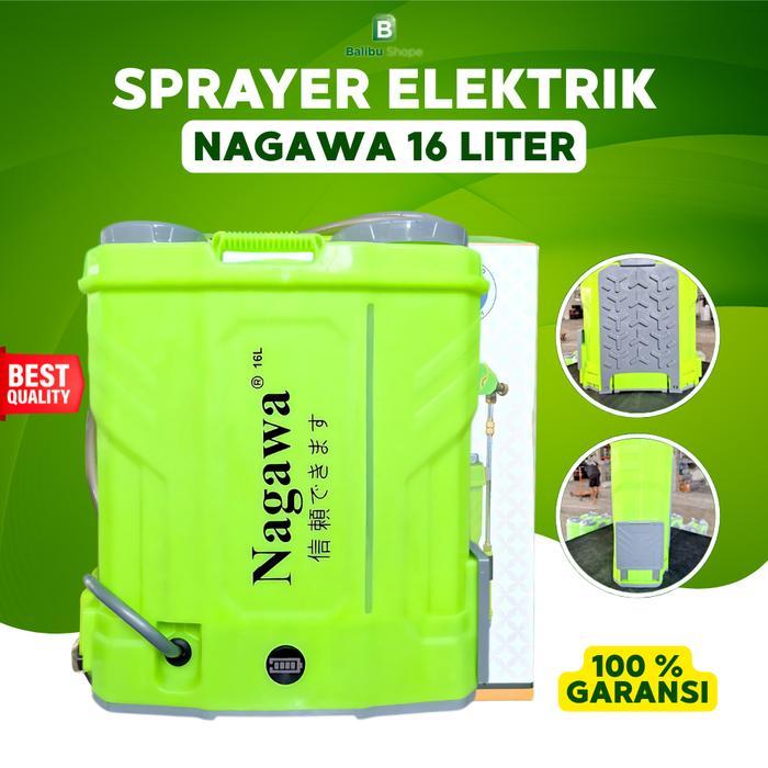 Tangki Sprayer Elektrik NAGAWA 16 Liter Alat Semprot Hama Otomatis