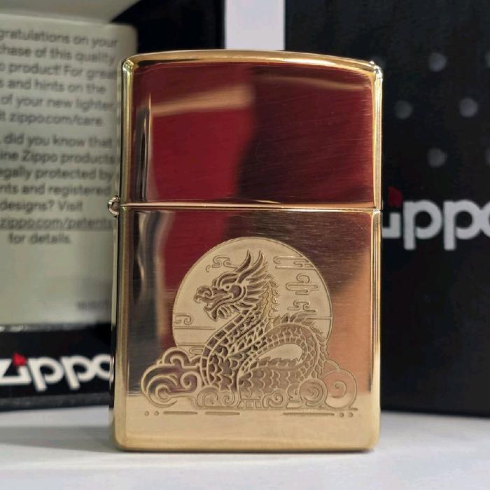 Zippo Moon Dragon Design 47147
