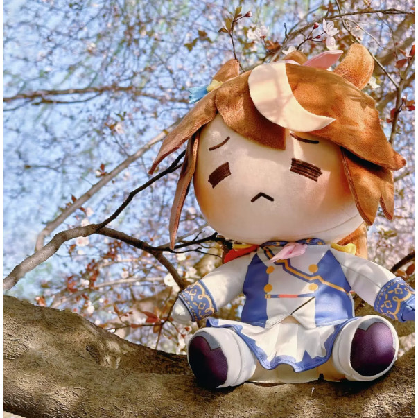 Anime Umamusume: Pretty Derby Oguri Cap Plush Doll Cute Stuffed Plushie Cartoon Pillows 30CM