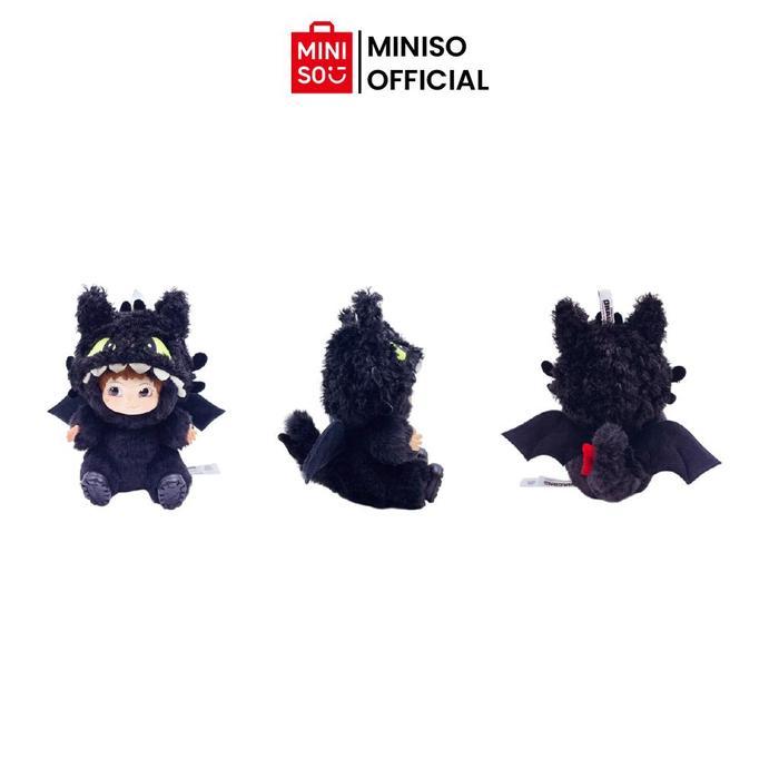 MINISO WAKUKU Light Fury Toothless Plush Pendant Vinyl Plush Toy gantungan anak lucu tas - Toothless