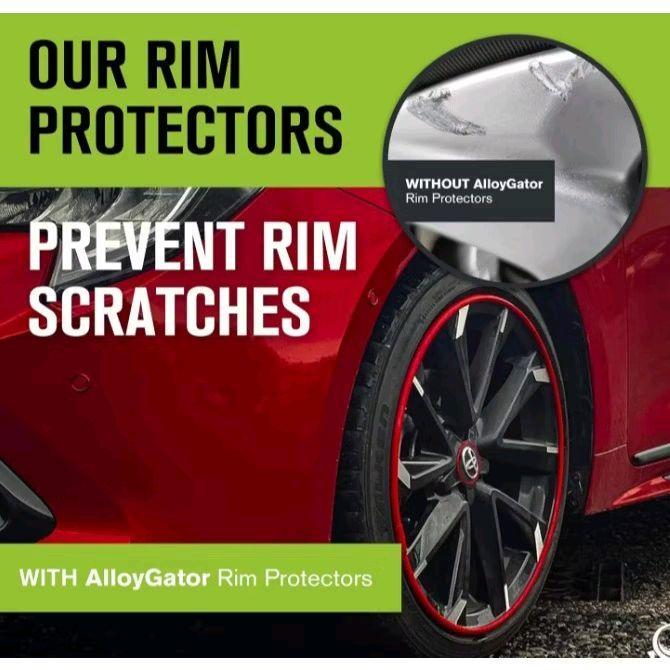 Alloygator Pelindung Velg Mobil RIM Protection Red Color Pelindung Velg Mobil Warna Merah