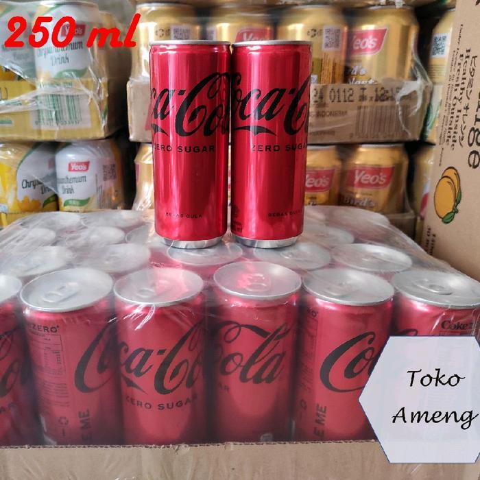 Promo Cocacola, Fanta, Sprite, Aw, Cola Zero Kaleng - 1 Dus (24 Pcs) Terlaris