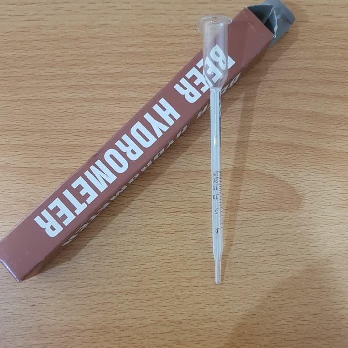 Vinometer Beer Wine Alat Ukur Kadar Alkohol untuk Bir dan Anggur, Hidrometer Vinometer Hydrometer Al