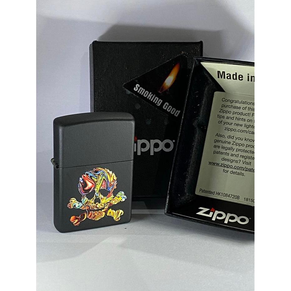 Original Zippo 49187 Colorfull Skull