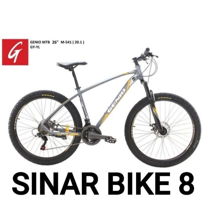 Sepeda Gunung 26" Mtb Genio M 541 Alloy Suspensi 24 Speed
