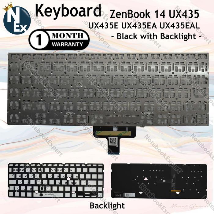 Keyboard Zenbook 14 Ux435 Ux435E Ux435Ea Ux435Eal Backlight - Black