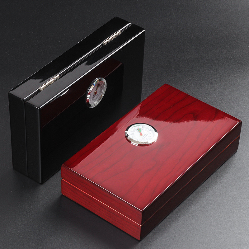 Cedar Wood Cigar Box Case Cigar Humidor Box Case Cigar Humidifier Hygrometer Cigar Humidor Sigaren