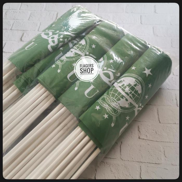 [100 PCS] BENDERA PAWAI NU / BENDERA STIK NU / BENDERA TANGAN NU - Isi 50 Pcs