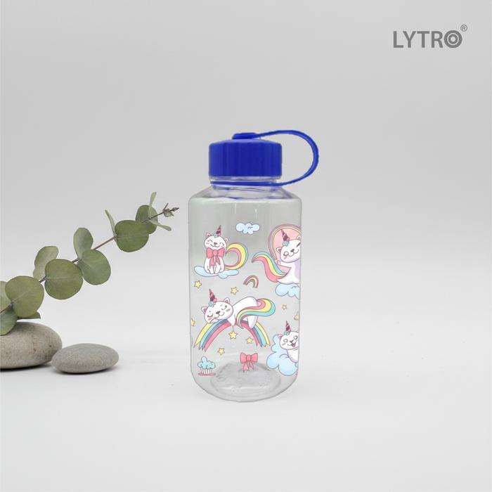 Botol Minum Anak Sekolah Design Lucu & Aesthetic - Botol Minum Plastik Bening 1L #Gratisongkir