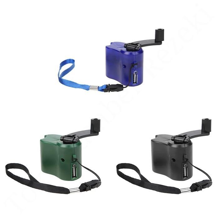 GENERATOR LISTRIK PORTABLE MANUAL GENSET POMPA TANGAN UKLIK EMERGENCY