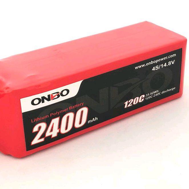 Lipo 4s 14.8v 2400mah 120-240c Onbo Power dengan Tingkat Discharge Tinggi - Control, Remote,