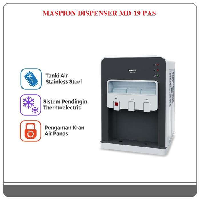 asastore221 Maspion MD-19 PAS Dispenser Air Portable Panas Normal Dingin Baru