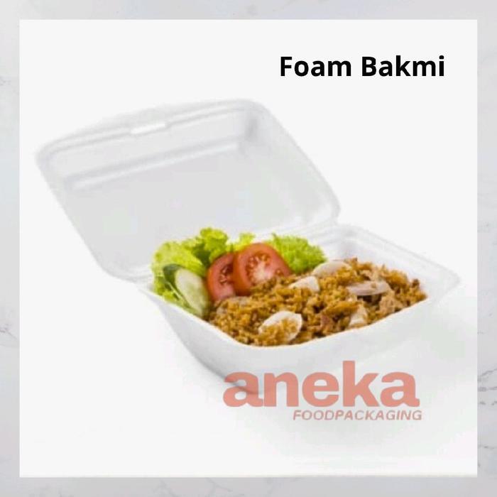 100Pc- Gojek- Foam Gps K-5 Bakmi Bubur Styrofoam/Sterofoam/Gabus Nasi Kotak Makan Tbk