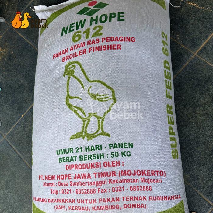 New Hope 612 - Pakan Ayam Ras Pedaging (Broiler) Masa Akhir (Finisher) l GROSIR 20KG - 50KG
