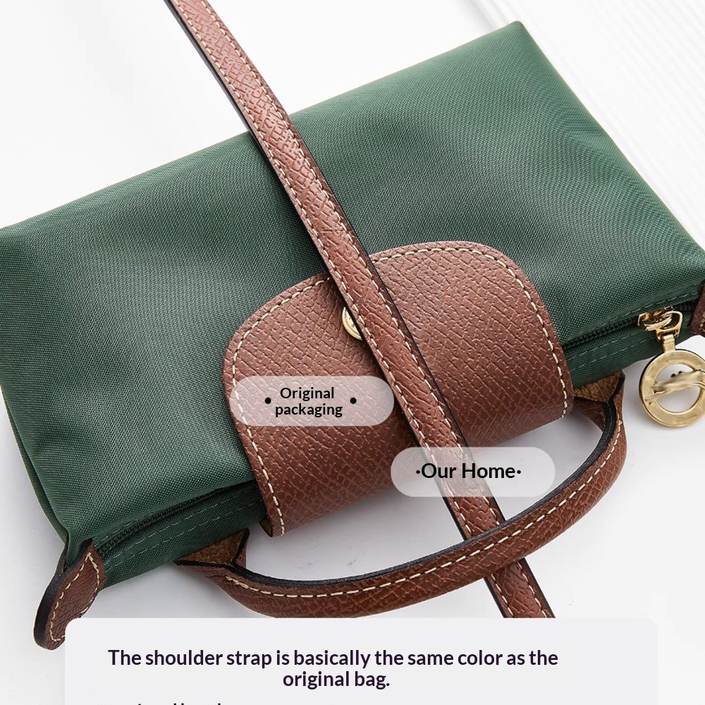 Mini Bags Leather Shoulder Strap Kit Fit for Longchamp Mini Pouch Adjustable Crossbody Small Bag