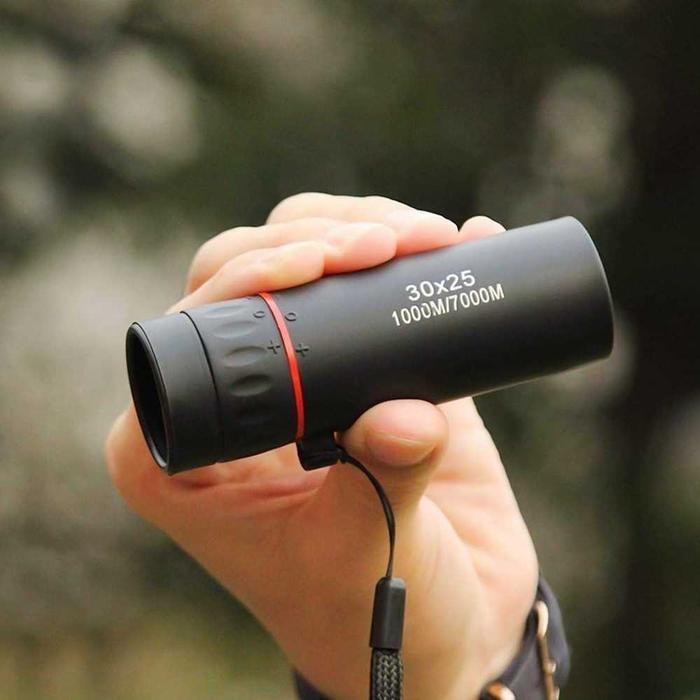 Teropong Monocular Zoom Telescope Compact 10X Bak4