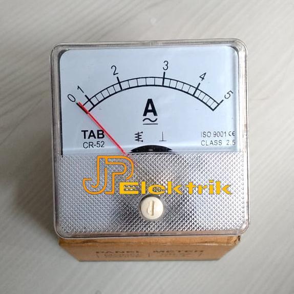 Ampere Meter Ac/Dc Cr-52 5A Ampere Meter Analog Direct #Gratisongkir