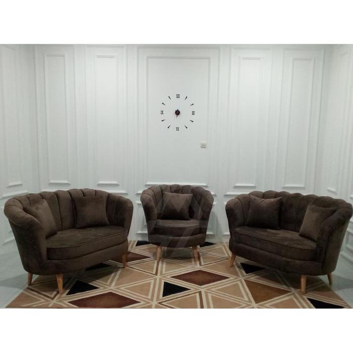 BESTSELLER SOFA KERANG VIRAL / SOFA TAMU ELEGAN /SOFA SULTAN / Sofa Minimalis Model Kerang / sofa ke