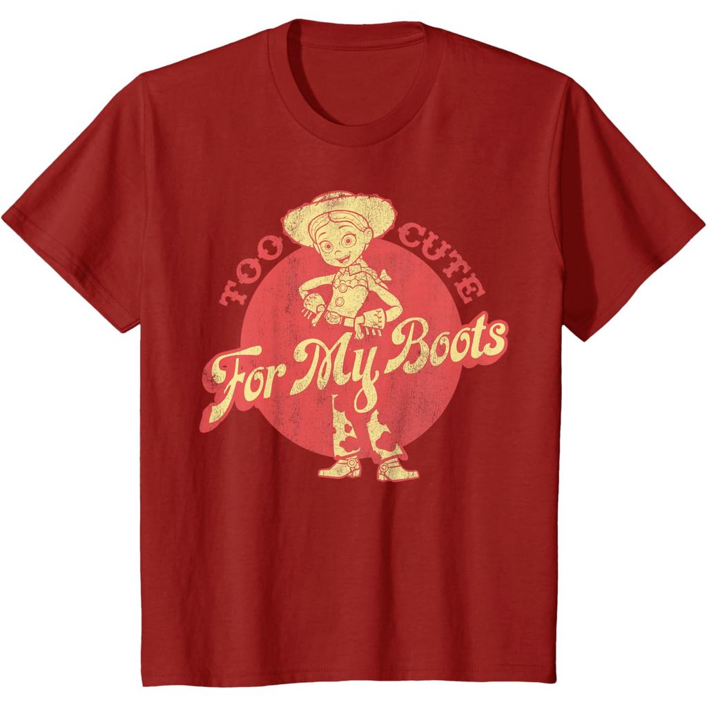 Amber's Kaos Anak dan Dewasa 24s Disney Pixar Toy Story 4 Jessie Too Cute T-Shirt Catton Combed